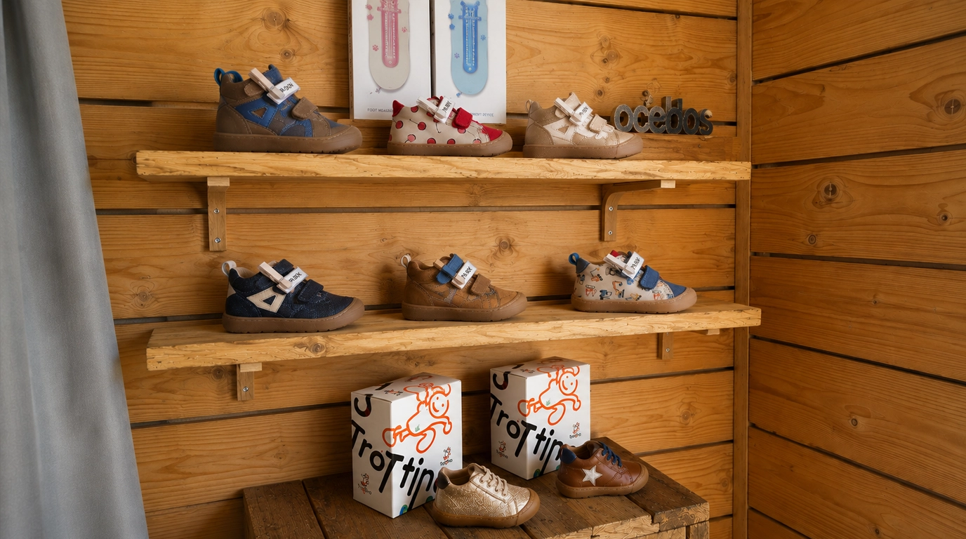 Espace de présentation dans la boutique de chaussures à Ruelle-sur-Touvre